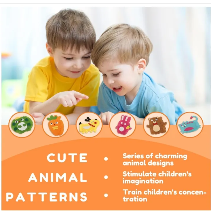 Kit de costura infantil de animales del bosque 3