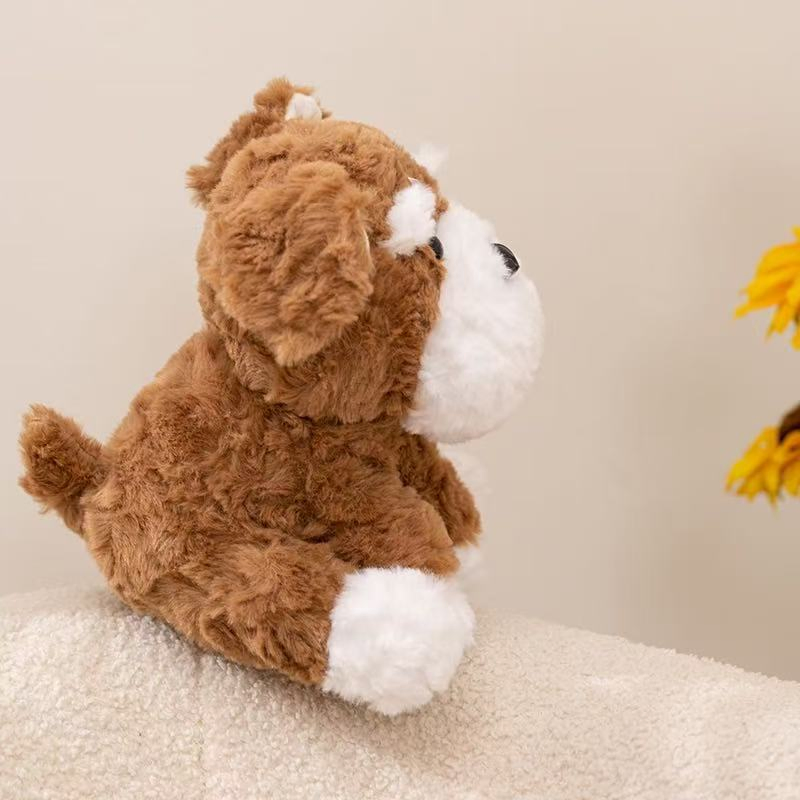 Juguete de peluche personalizado de alta calidad, animal de peluche de perro