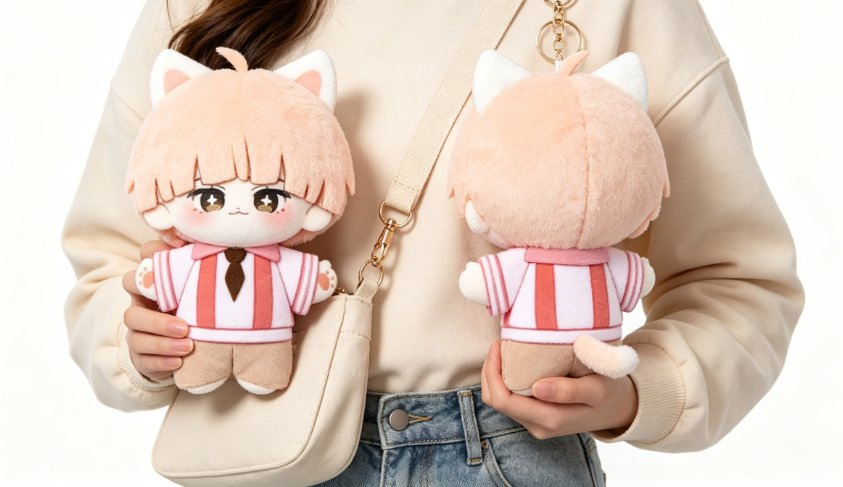 Muñeco de peluche pequeño de personaje de juego lindo y kawaii, suave, relleno de algodón, regalo, figura de peluche juguete