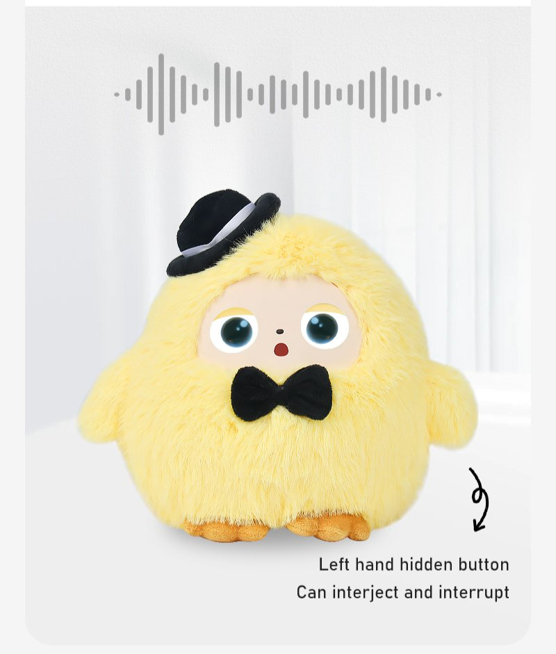 Juguete educativo inteligente Laidee Ai, juguete de peluche electrónico recargable por USB para educación temprana
