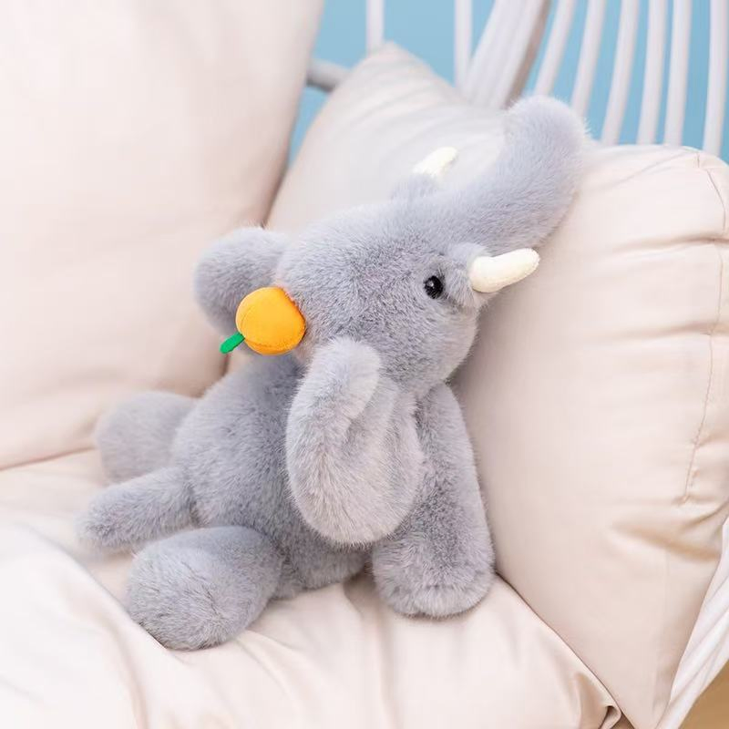 Juguete de elefante de peluche interactivo en forma de elefante de alta calidad