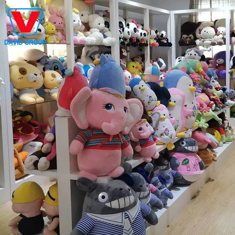 Juguetes de peluche de forma de animal de alta calidad y encantadores con material ecológico
