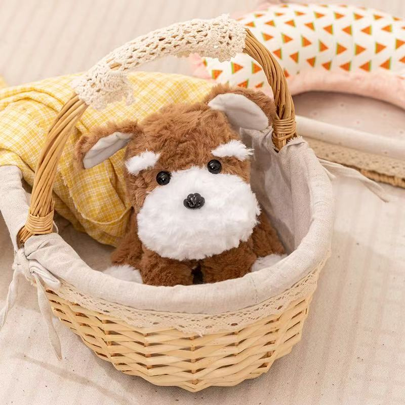 Juguete de peluche personalizado de alta calidad, animal de peluche de perro