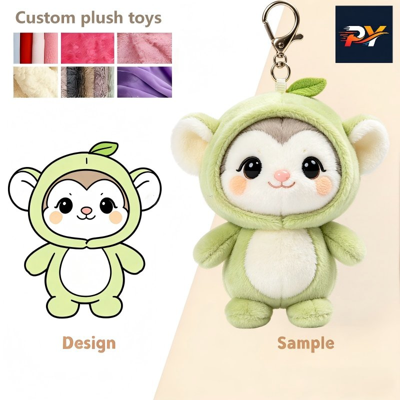 Juguetes de peluche personalizados súper suaves de algodón orgánico, conformes a ASTM CPC, regalos para clubes de buceo