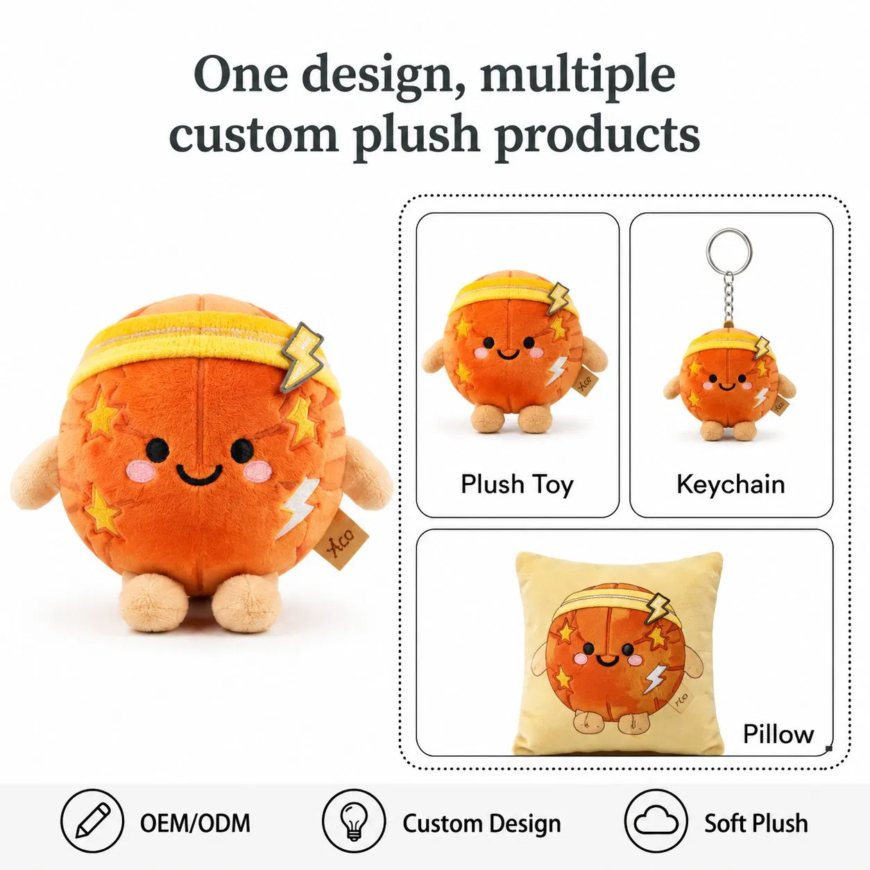 CE CPC OEM Juguete de baloncesto de felpa personalizado, lindo personaje de dibujos animados, llavero de peluche mini, encanto de bolsa rellena para regalo de vacaciones, bajo MOQ