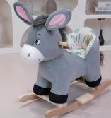 Juguete de silla de montar de caballo de madera educativa Montessori intelectual al por mayor, rompecabezas de bricolaje para bebés, niños y juguetes para niños