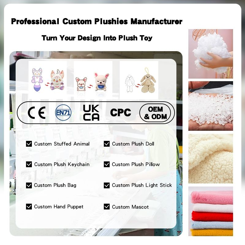 Fabricante de diseño personalizado de llaveros de felpa mini juguete de felpa proveedor OEM