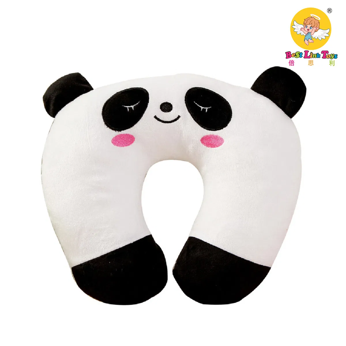 Juguetes de peluche en forma de U, almohadas de viaje de animales, venta al por mayor de regalos de dibujos animados para niños, venta caliente