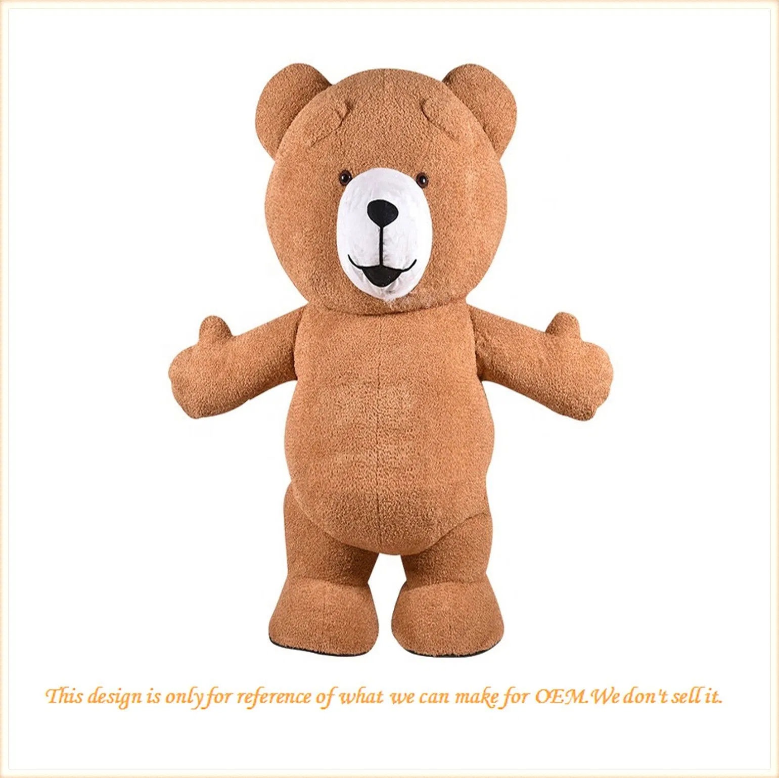 Al por mayor, personalización de mascota de peluche de animal de dibujos animados suave y tierno oso para niños y niñas