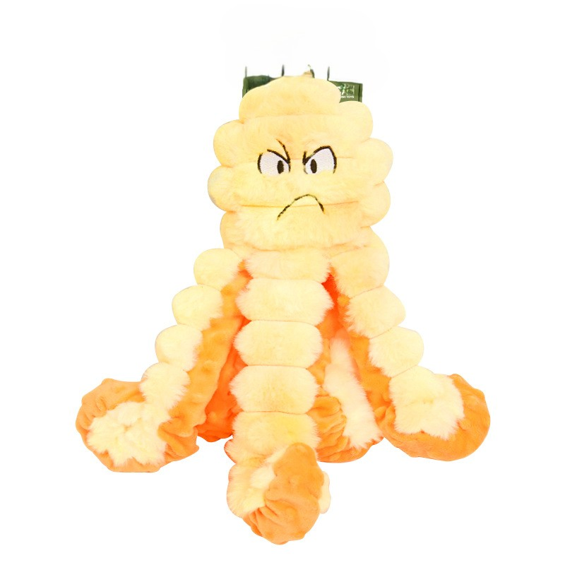 Nuevo Precio Mayorista Juguete de Morder de Peluche Squeakey Interactivo para Perros Octopus
