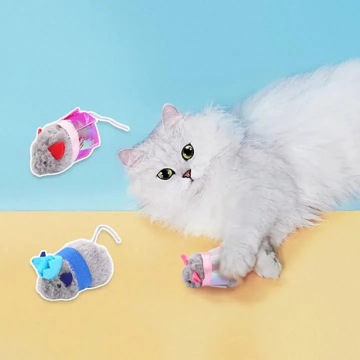 Juguete interactivo para gatos de peluche suave de fábrica con hierba gatera