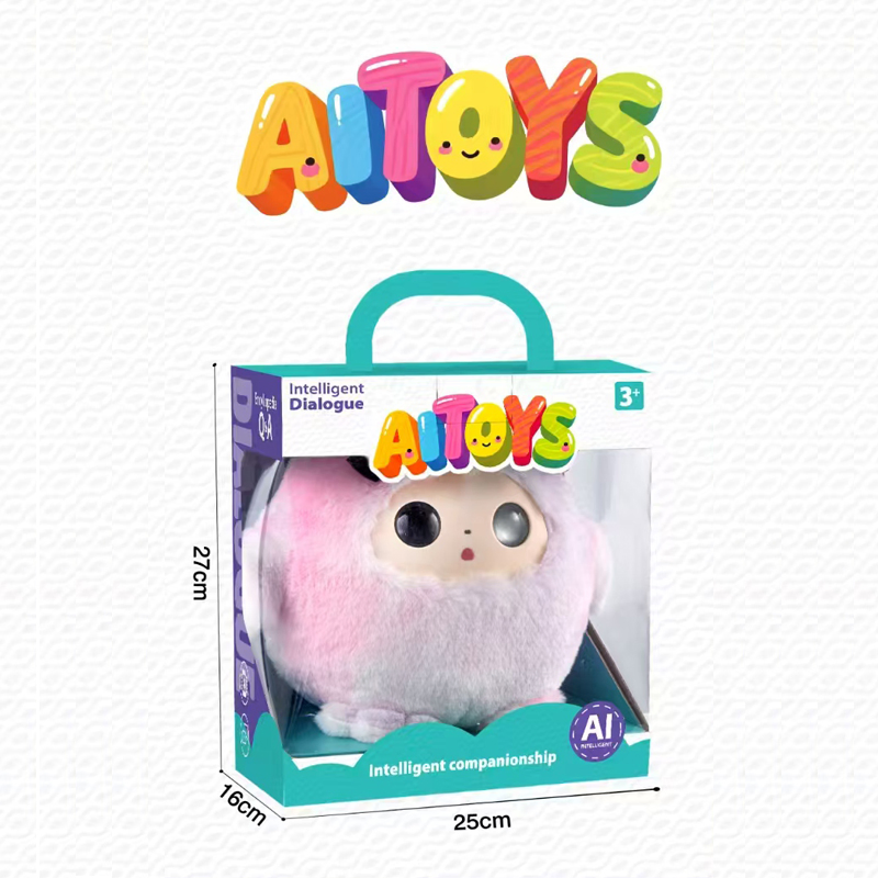 2026 Juguetes de peluche de IA, animales de dibujos animados, diálogo inteligente, chat de voz, juguetes educativos para niños