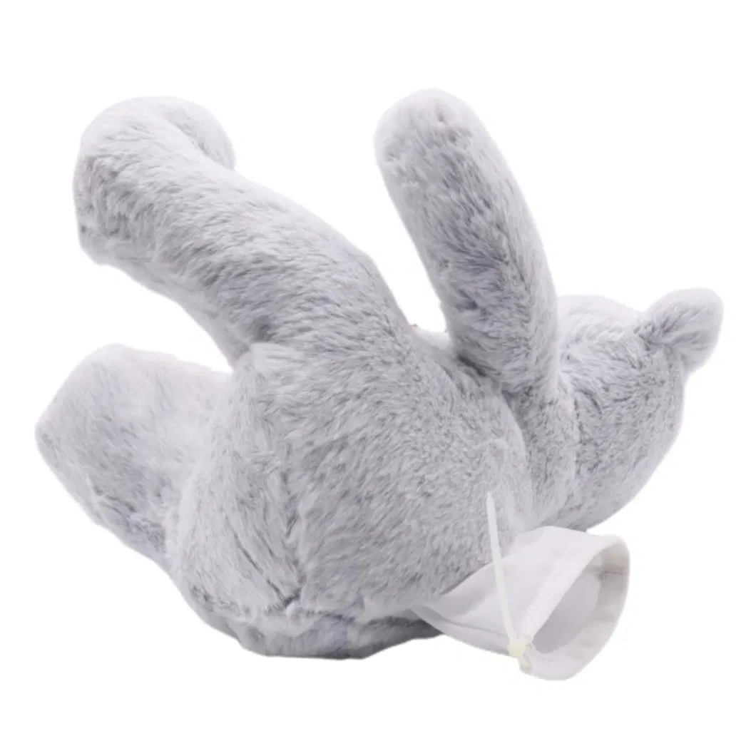 Juguete de peluche al por mayor sin relleno, oso de peluche sentado, juguete suave para bebés