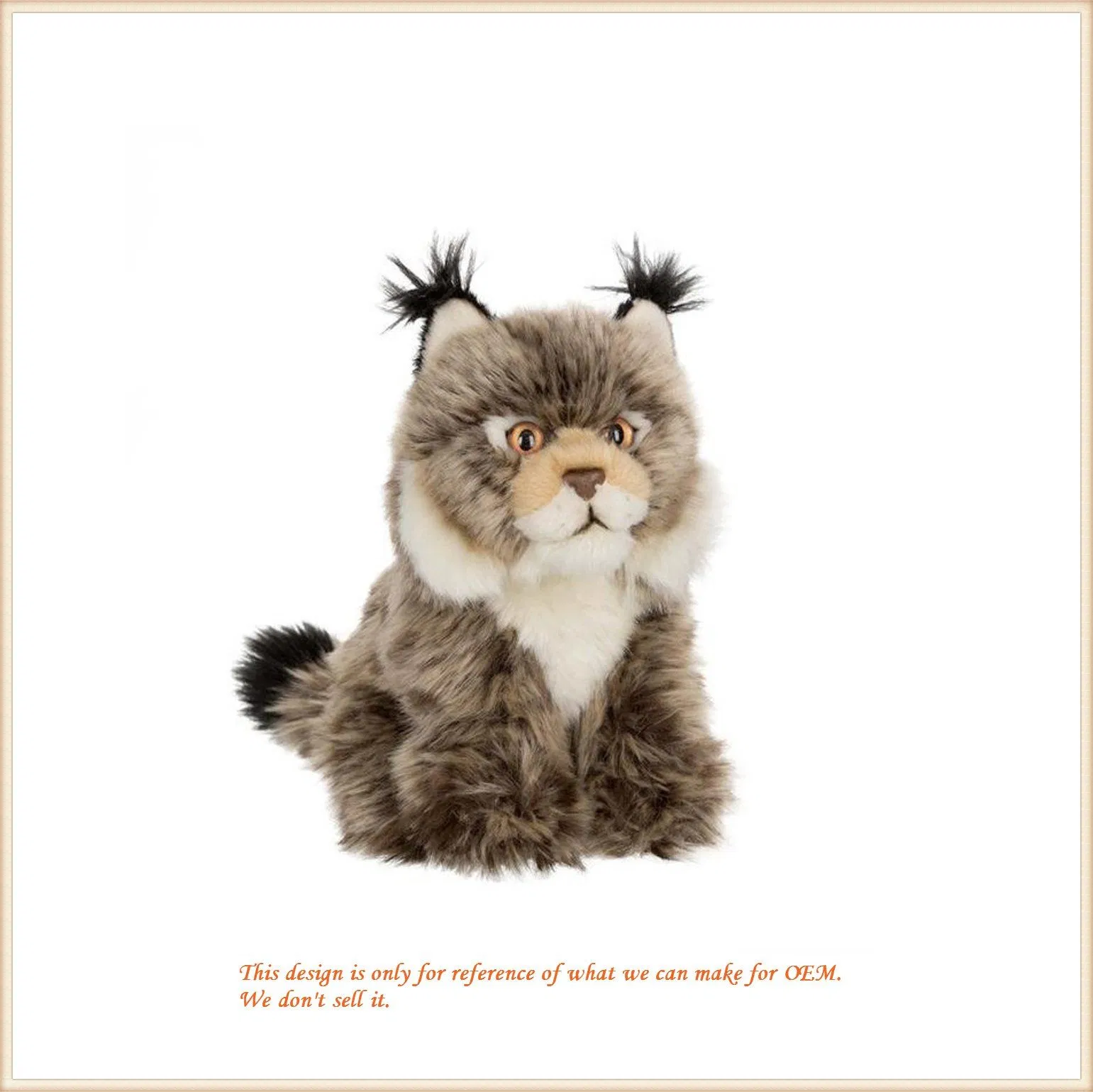 Detalle de juguete de peluche tigre 6