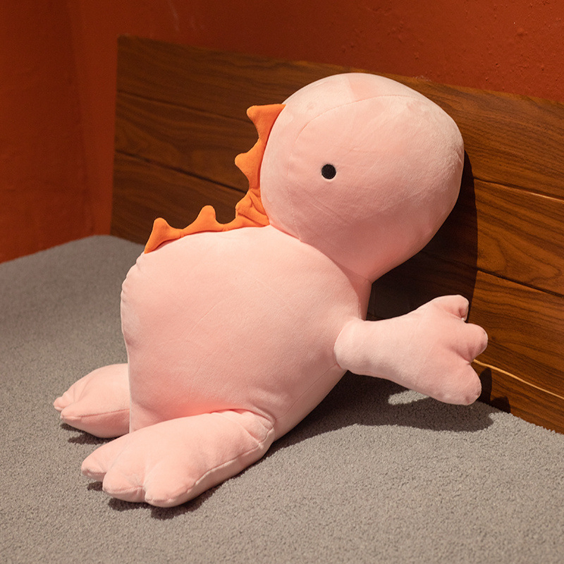 Precio Mayorista Fabricante OEM Peluche Personalizado Juguetes De Peluche Almohada Dino Personalizada Linda Dinosaurio Animales De Peluche Con Peso Fábrica