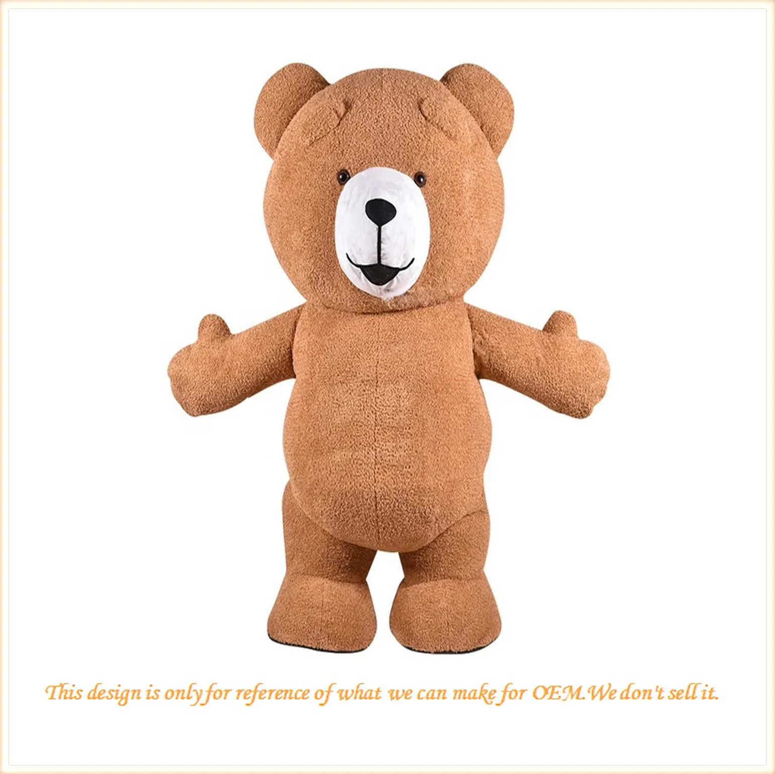 Al por mayor, personalización de mascota de peluche de animal de dibujos animados suave y tierno oso para niños y niñas