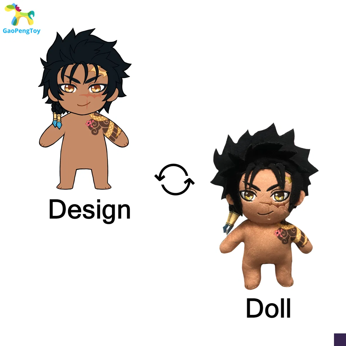 Muñeco de peluche grande personalizado 50cm para niños