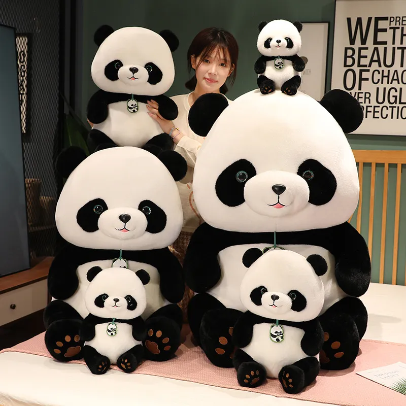 Adorable gran peluche gigante de panda mascota para niños