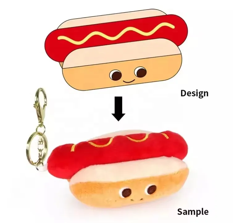 Juguete de peluche personalizado animal perro grande mascota de fiesta suave diseño de I+D