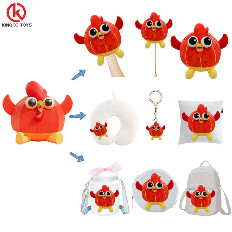 Muñeca de peluche suave personalizada de marca propia, juguete de peluche hecho a medida para niños, regalos de empresa, juguetes de animales personalizados de dibujos animados