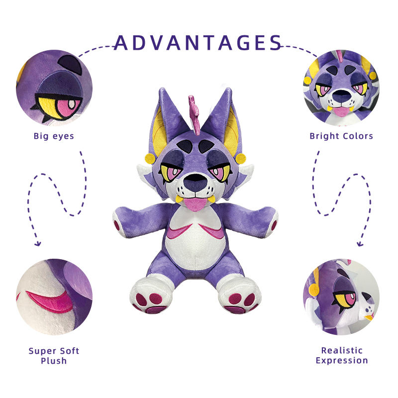 CE ASTM Fábrica OEM Personalizada Juguete de Lobo de Peluche Suave Animales de Peluche Personalizados Mascota de Peluche Lindos Juguetes de Animales como Regalo para Niños