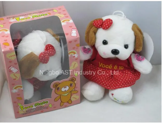 Juguetes de peluche musicales grabables, muñeca musical para niños