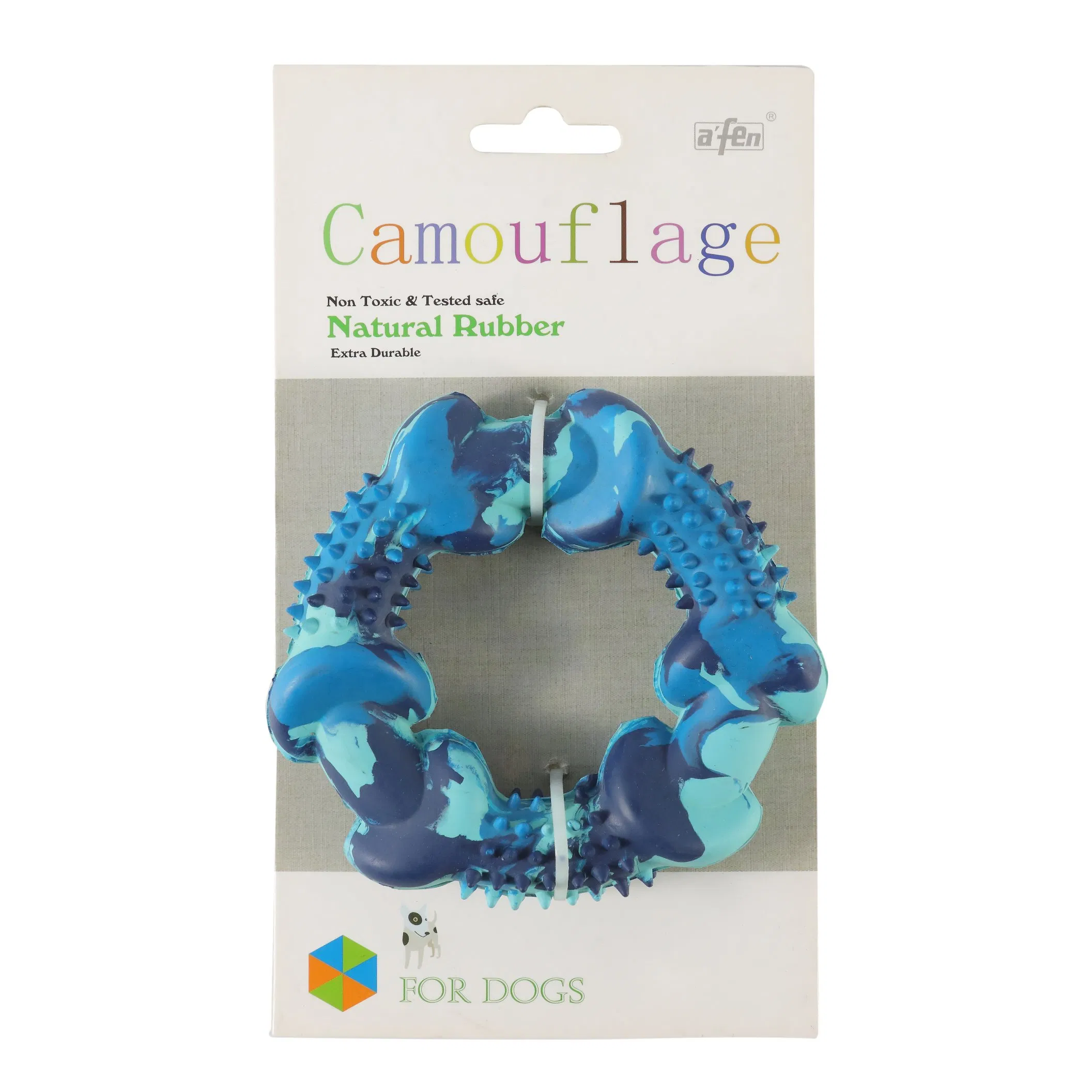 Juguetes interactivos para mascotas de cuerda de goma ecológica personalizada, juguetes para masticar para perros con sonido