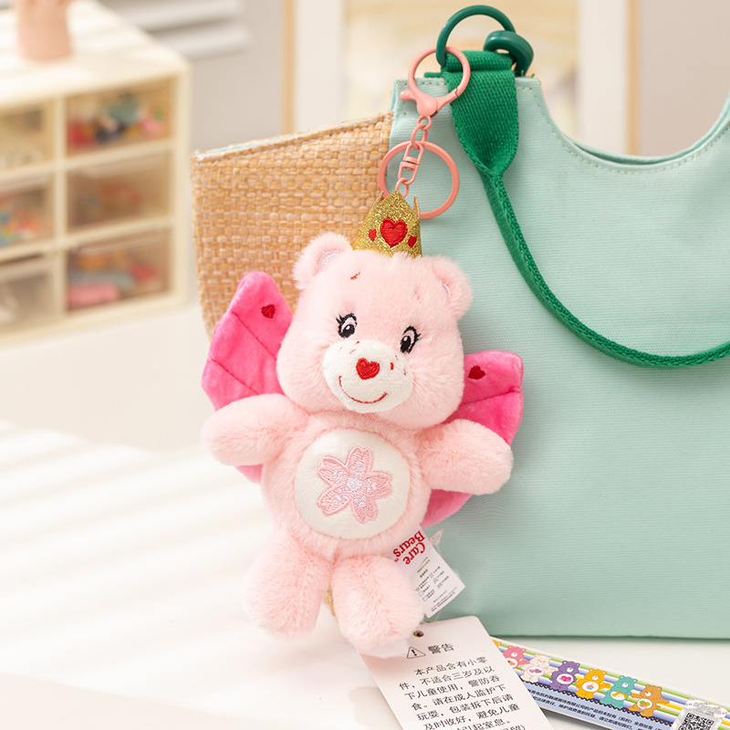 Llave de oso de peluche volador personalizado al por mayor, juguete, regalo para niños