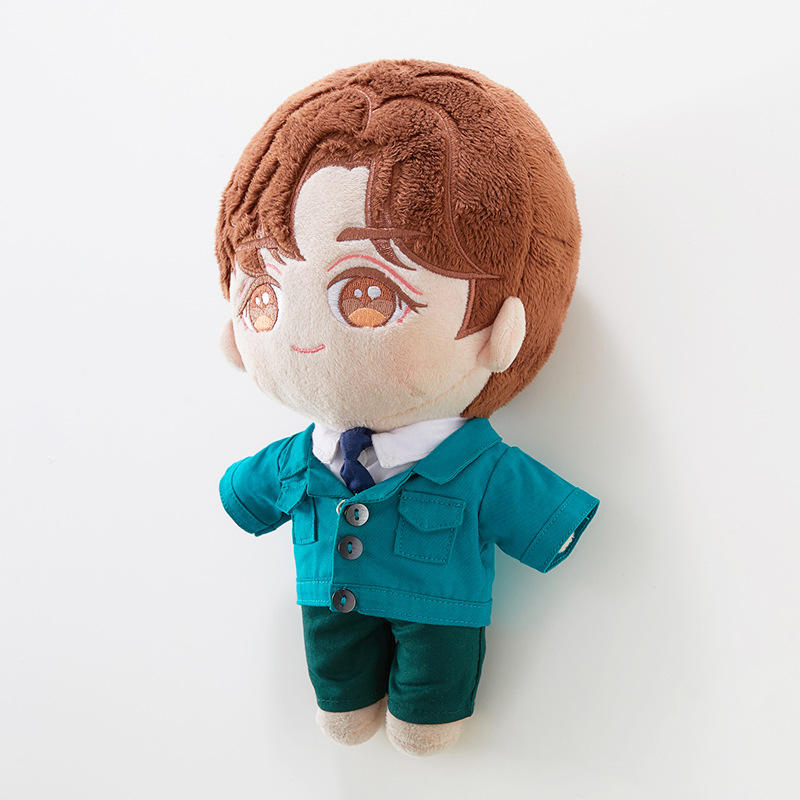Diseño de muñeca Ldol de algodón orgánico personalizado, juguete de peluche de mascota lindo