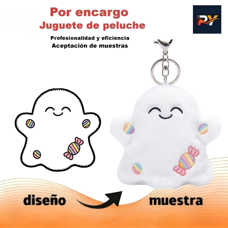 Llaveros de peluche personalizados, construye tu propia marca, mascota de equipo de peluche, juguetes de animales de peluche