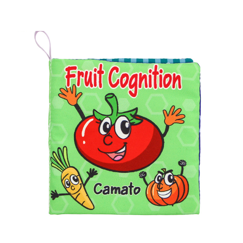 Pequeños animales de peluche de tela con tacto suave para bebés, libros de arrugas de bosque, juguetes educativos interactivos para el desarrollo temprano con sonido