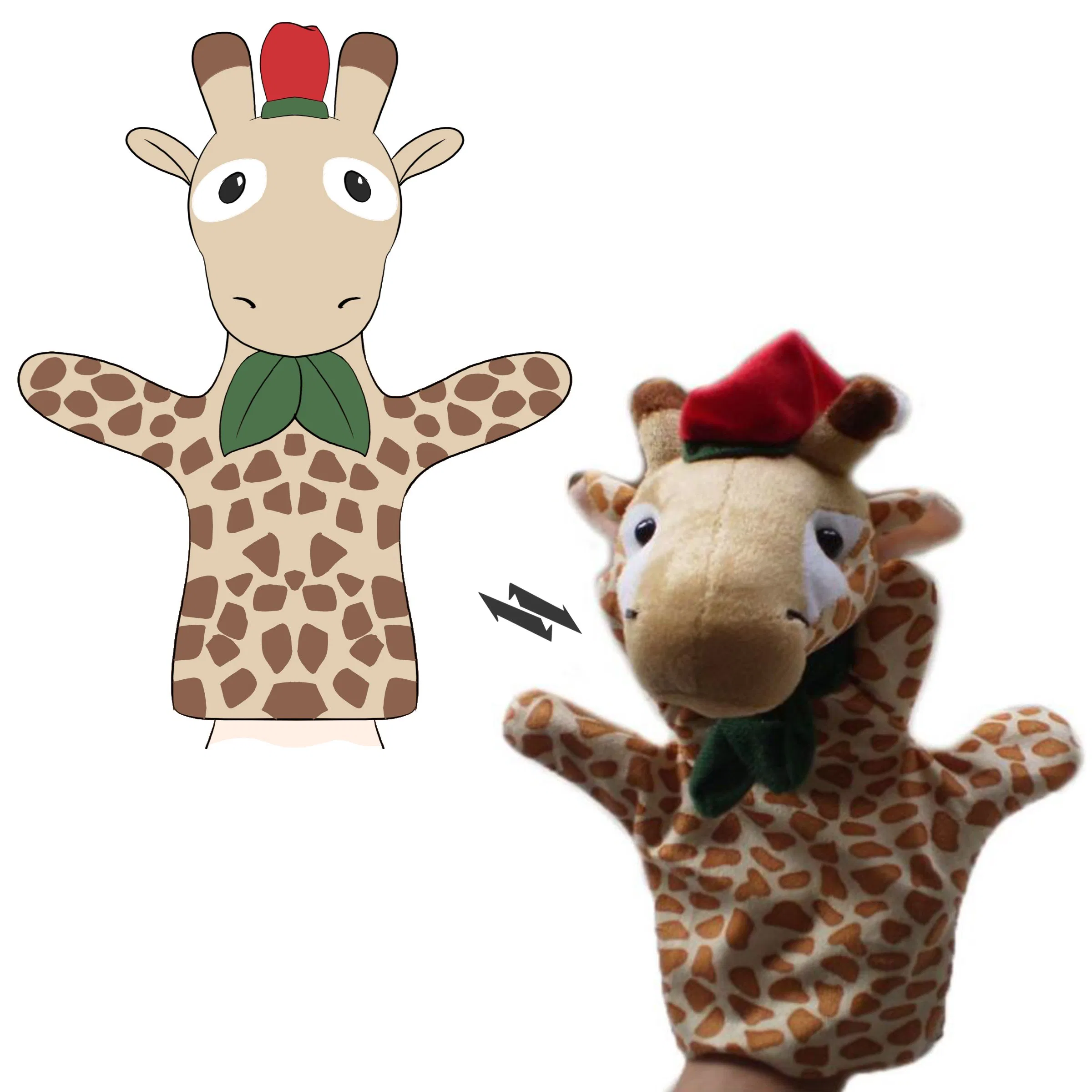 Juguetes de dedo de animales educativos para niños de precio económico, suaves y de felpa