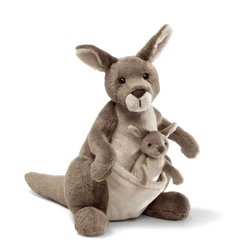 Juguete de peluche personalizado, lindo mini canguro bebé de Australia