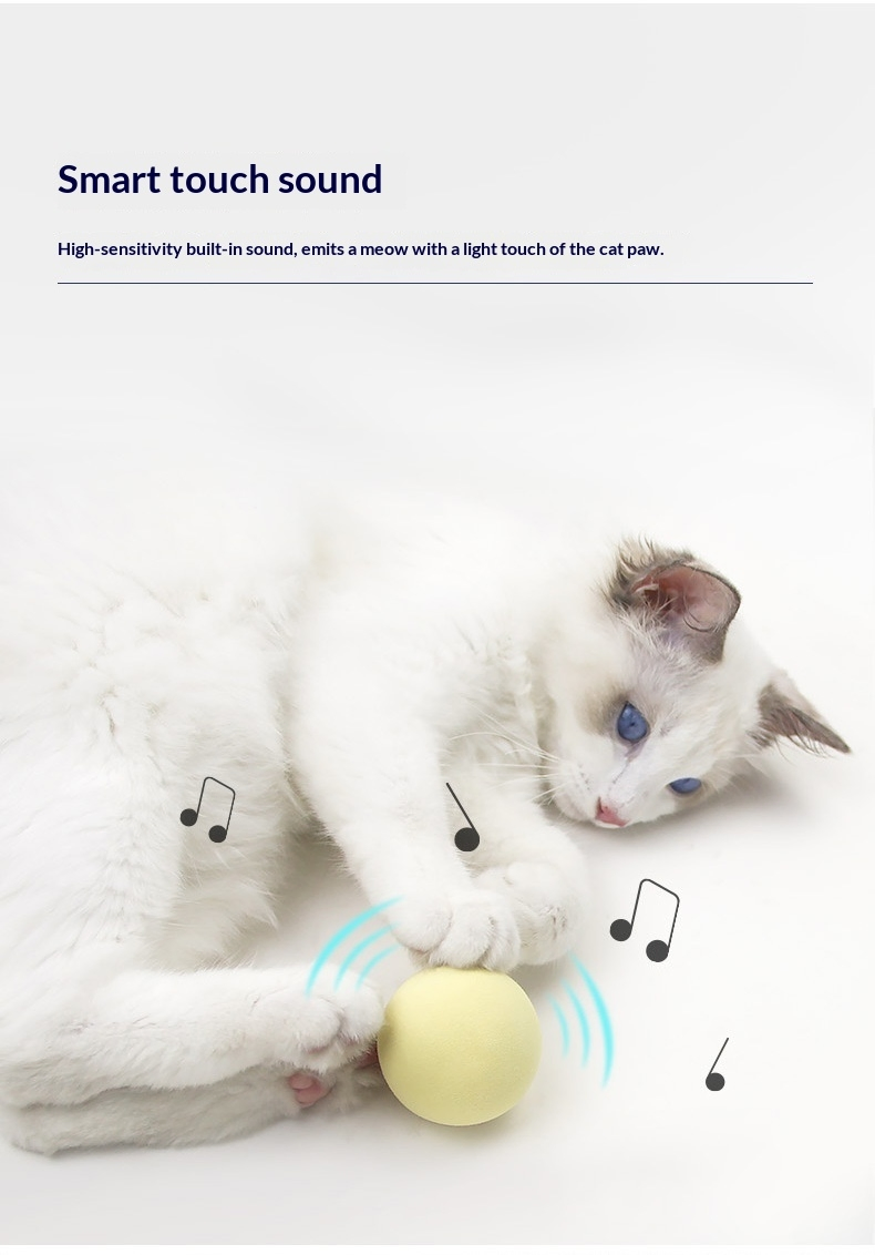 Juguete interactivo de peluche inteligente para gatos