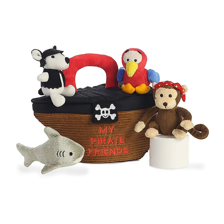 Juguetes de peluche en bolso