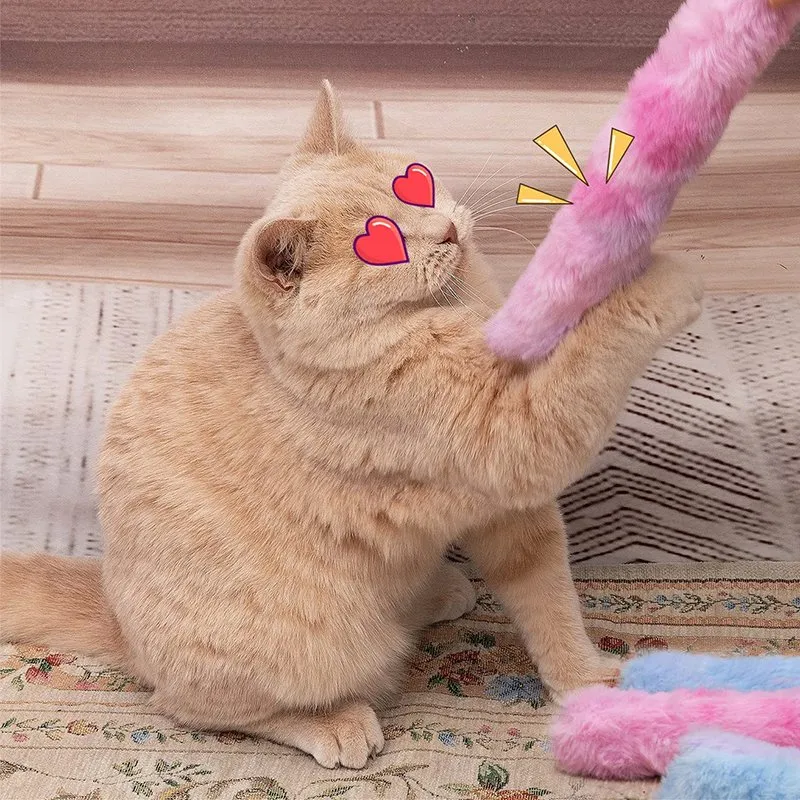 Juguete interactivo de peluche para gatos para diversión sin fin