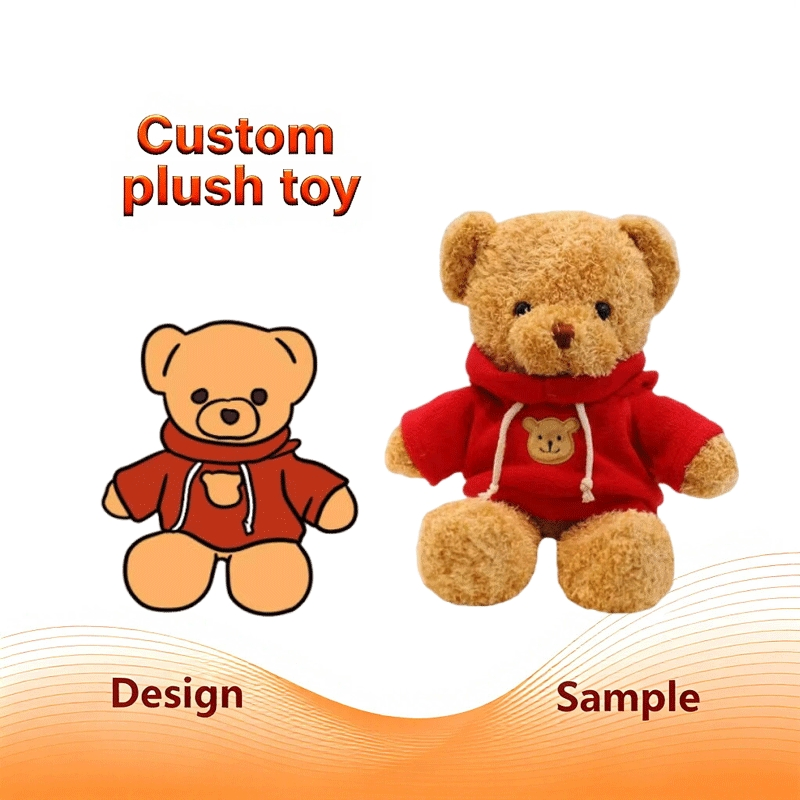 Fabricante de juguetes de felpa personalizados OEM ODM, peluches coleccionables, oso de peluche unisex personalizado, regalo para niños