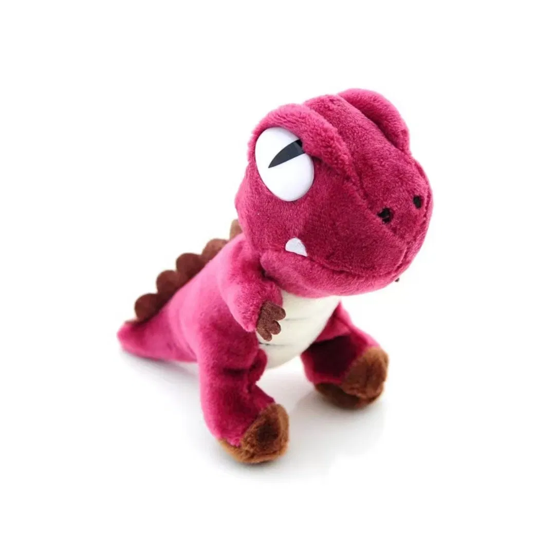 Dinosaurio Bordado Marca Propia Suave Peluche Muñeco Animal Juguete Personalizado Llavero