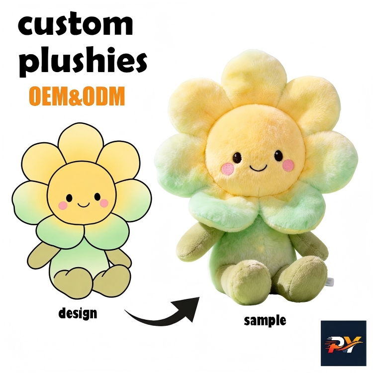 Creador de Peluches Personalizados Crea Tu Propio Almohada de Flores de Algodón Orgánico Ecológico con Relleno de Algodón PP Súper Suave Juguete Antiestrés