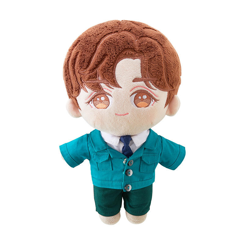 Diseño de muñeca Ldol de algodón orgánico personalizado, juguete de peluche de mascota lindo