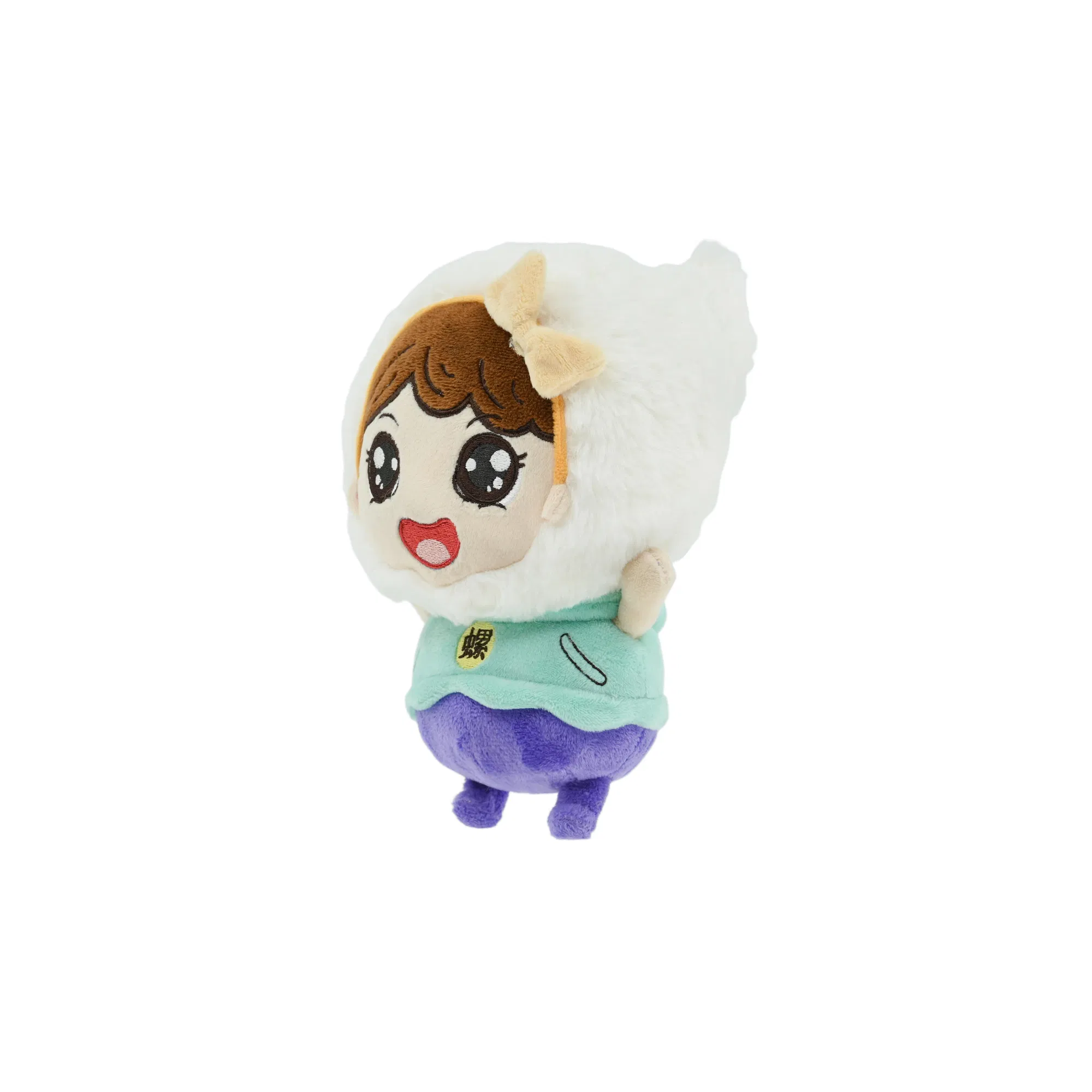 Nuevo regalo cultural coleccionable souvenir juguete de peluche concha personalizado mascota de la empresa juguete de peluche interactivo cuerda de estrés