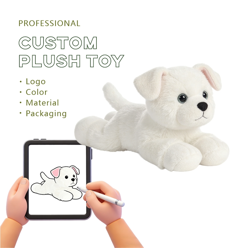 Juguete de peluche personalizado animal perro grande mascota de fiesta suave diseño de I+D