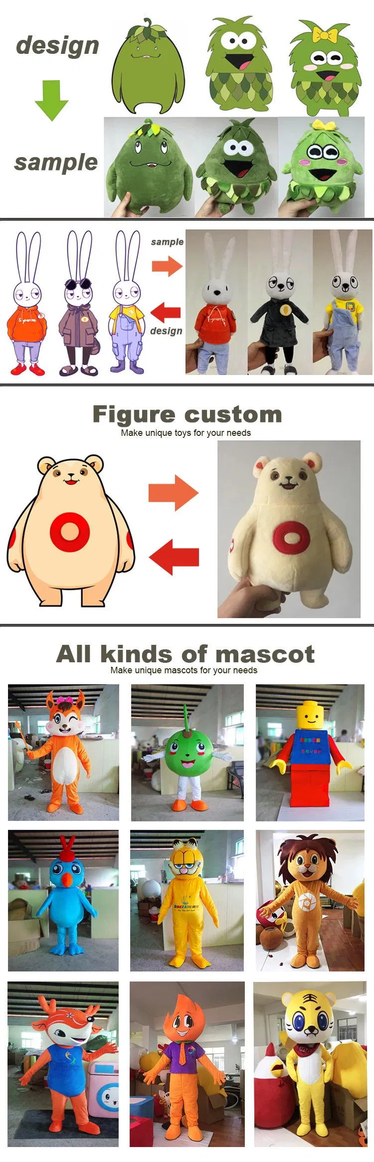 Muñecos de felpa de personajes personalizados y adorables para niños y niñas, regalos de juguetes personalizados