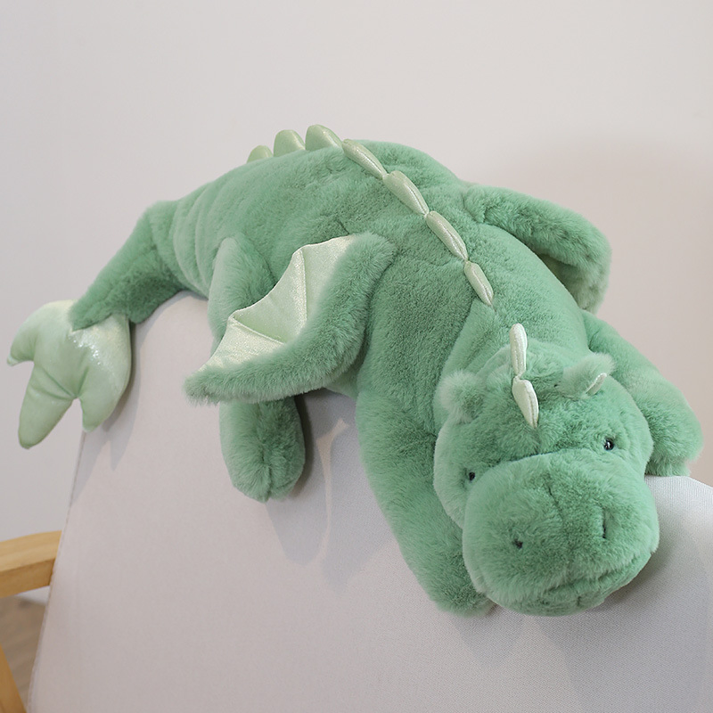 Juguete de peluche de dragón suave y personalizado, almohada de confort para bebés, juguete de animal de peluche