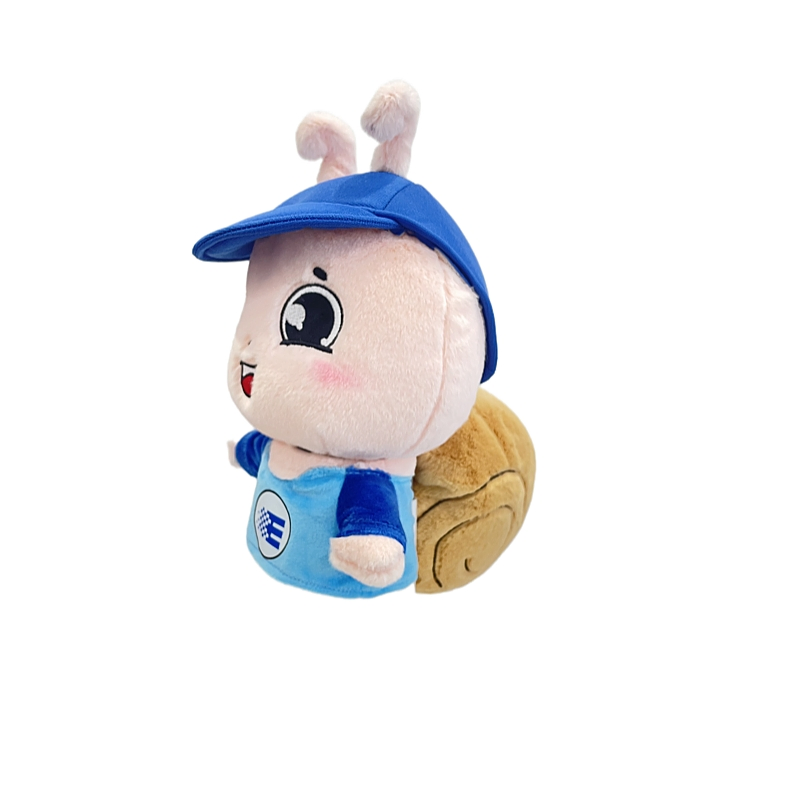 Fábrica de forma de caracol de felpa proveedor personalizado OEM juguete de peluche caracol suave y abrazable