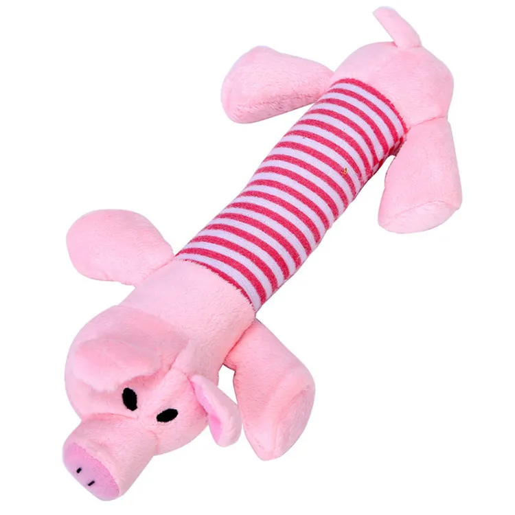 Juguetes de peluche ecológicos para mascotas con sonido, accesorios para el juego de perros