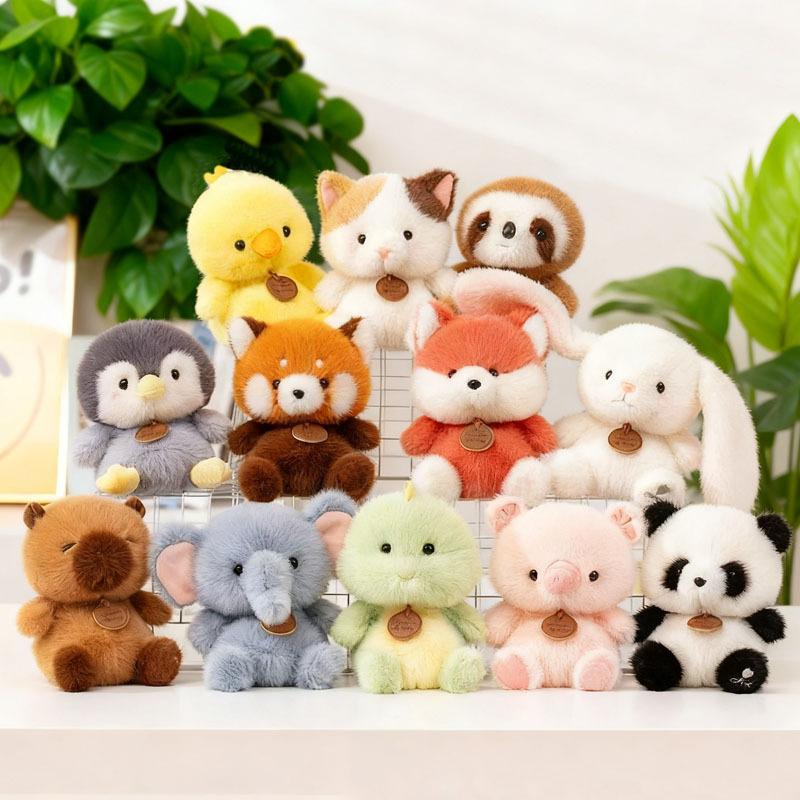 Juguete de felpa de alta calidad, muñeco de felpa pequeño de algodón personalizado para regalos promocionales