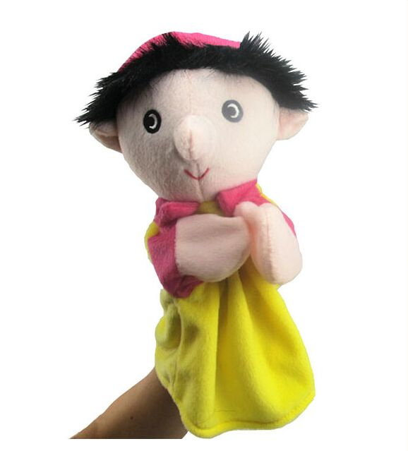 Juguete de peluche personalizado Kawaii, muñeco de mano de personaje de dibujos animados