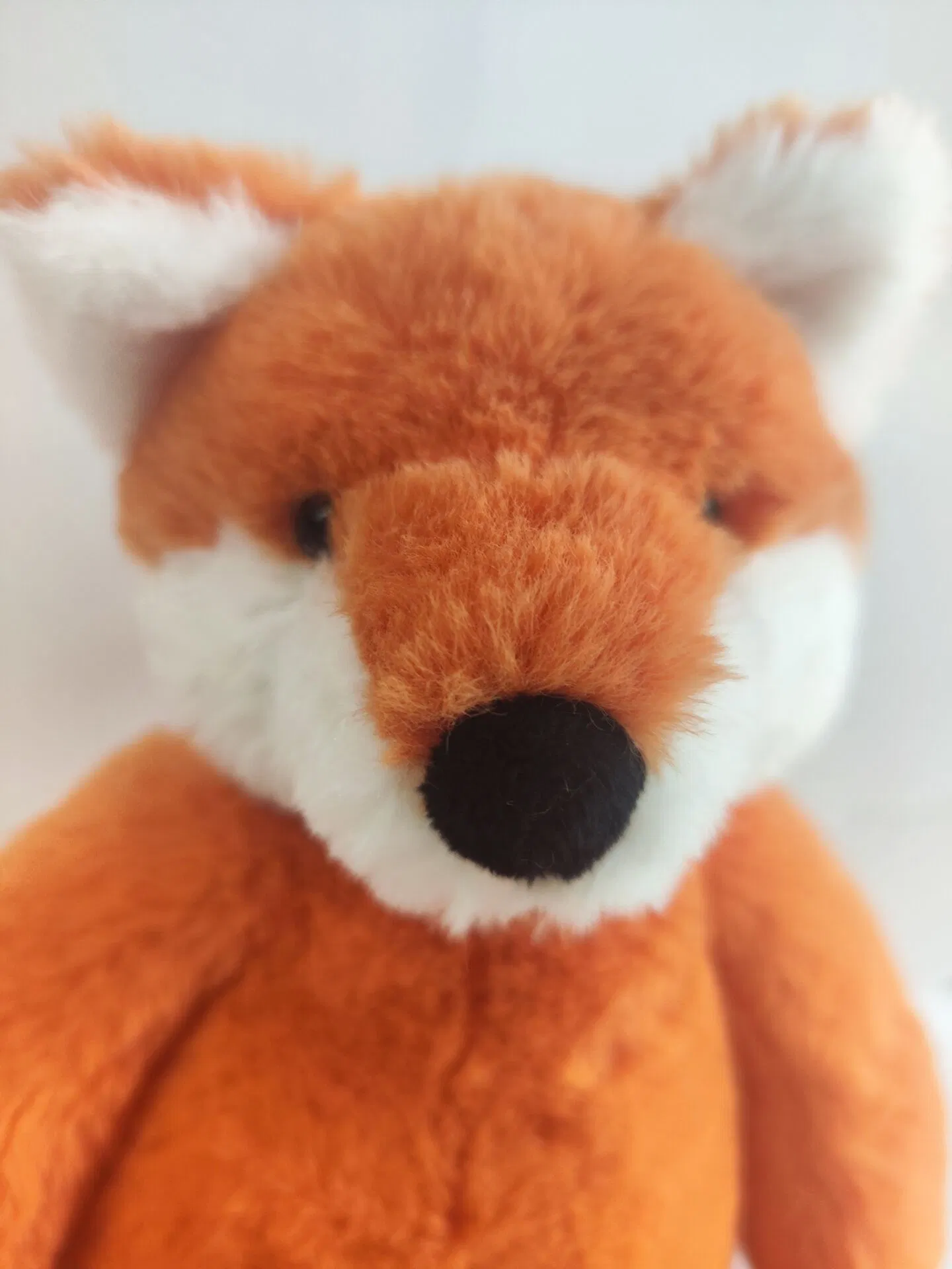 2025 Nuevo diseño regalo promocional lindo zorro gordo juguetes de peluche largos