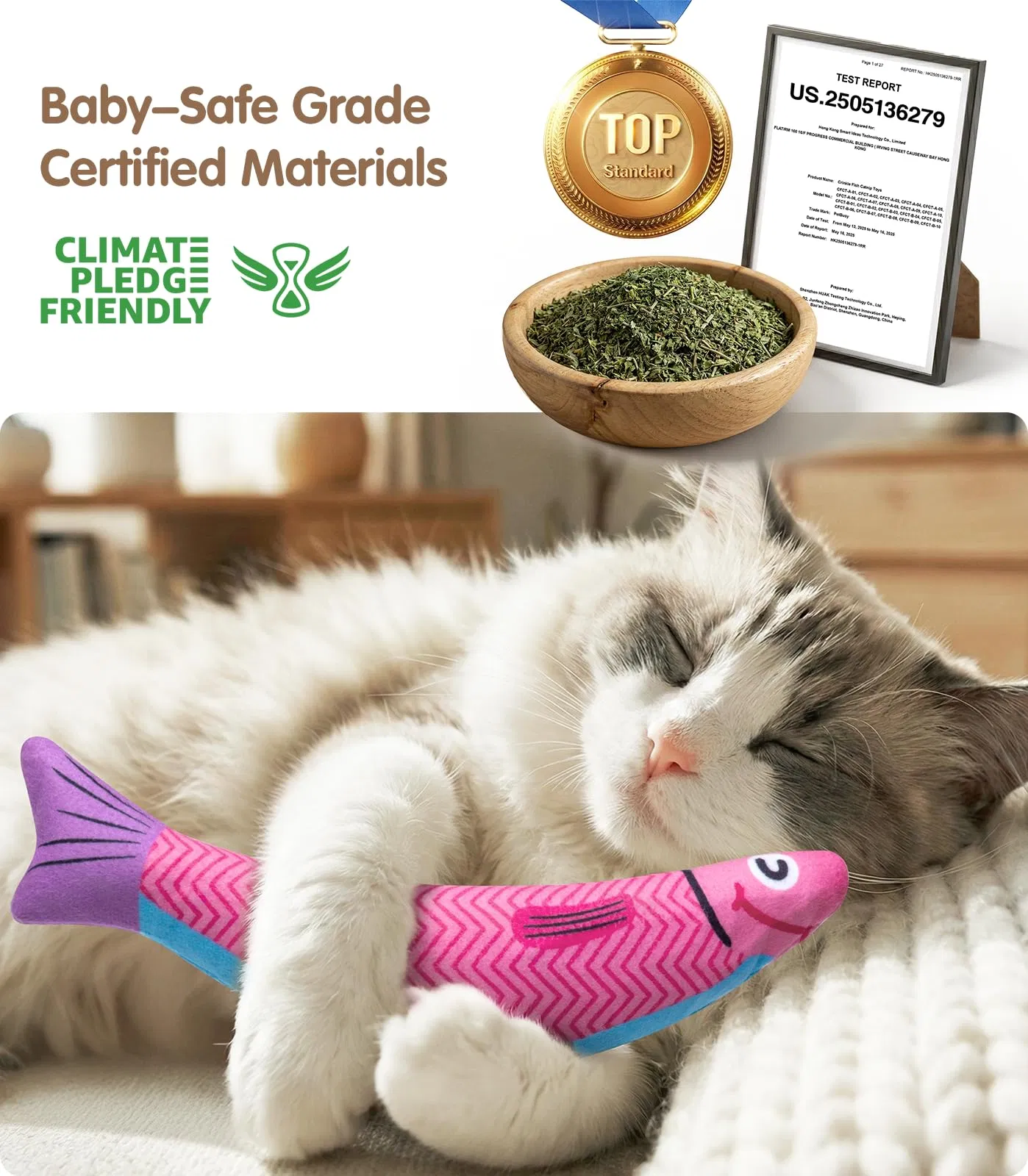 Fabricante Mayorista 3 Paquete Juguetes de Gato de Estilo de Caricatura con Catnip Juguetes de Pescado Saur de Felpa Interactivos Juguetes de Sonido Crinkle con Catnip